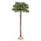 Puleo International; 5ft. Pre-Lit Green Artificial Palm Tree with 150 Multi-Color Lights; Category:Shop All Christmas Trees; Image:2
